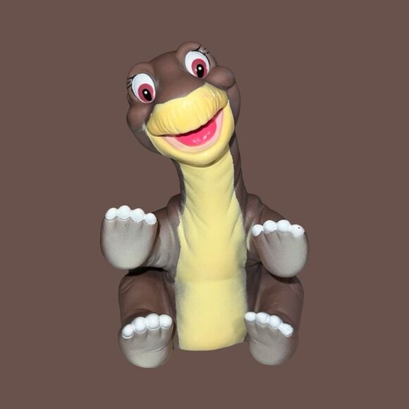 Vintage 1988 Land Before Time Little Foot Puppet from Pizza Hut - Picture 1 of 3